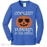 Coolest Pumpkin In The Patch Halloween Cute Gift Kids Long Sleeve Shirt thumb 0