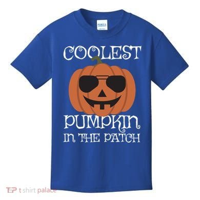 Coolest Pumpkin In The Patch Halloween Cute Gift Kids T-Shirt