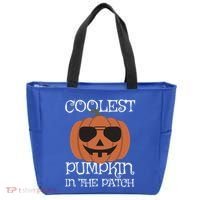 Coolest Pumpkin In The Patch Halloween Cute Gift Tote Bag thumb 0