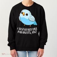 Cute Parakeet I Just Really Like Parakeets Ok Parakeet Bird Gift Women's Sweatshirt thumb 0