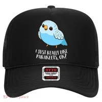 Cute Parakeet I Just Really Like Parakeets Ok Parakeet Bird Gift Hat thumb 0