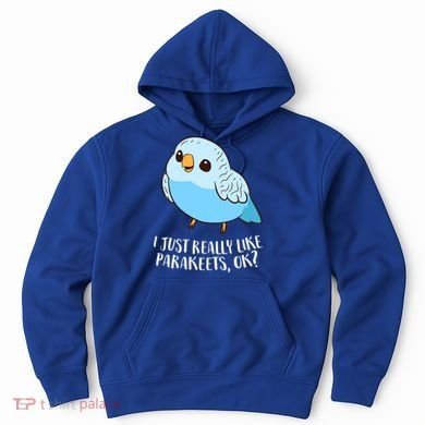 Cute Parakeet I Just Really Like Parakeets Ok Parakeet Bird Gift Hoodie