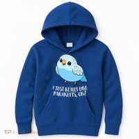 Cute Parakeet I Just Really Like Parakeets Ok Parakeet Bird Gift Kids Hoodie thumb 0