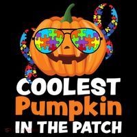 Coolest Pumpkin In The Patch Autism Halloween Gift Coffee Mug thumb 5