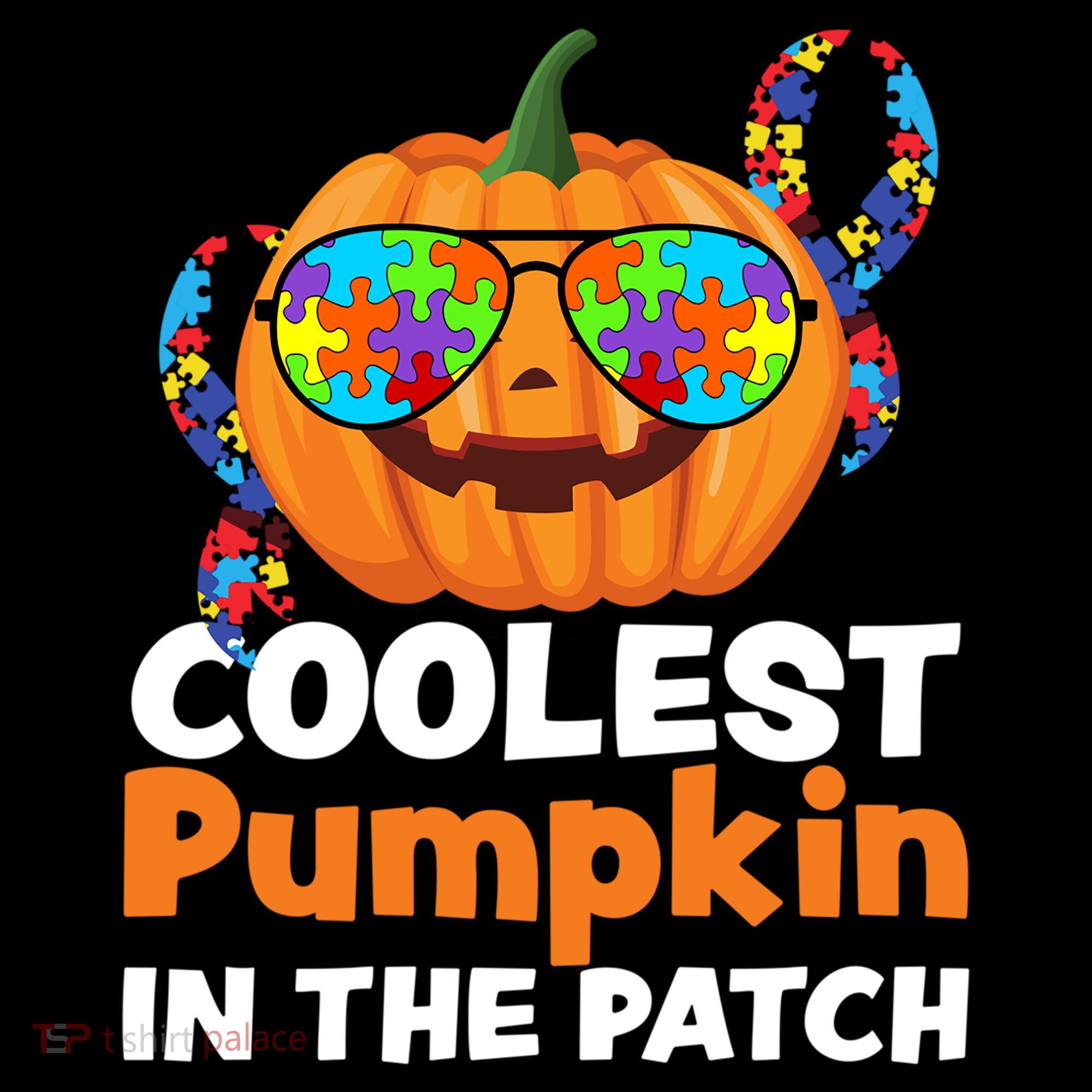 Coolest Pumpkin In The Patch Autism Halloween Gift Coffee Mug