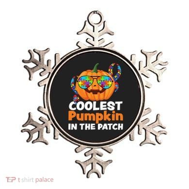 Coolest Pumpkin In The Patch Autism Halloween Gift Ornament