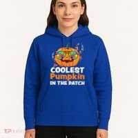 Coolest Pumpkin In The Patch Autism Halloween Gift Hoodie thumb 5