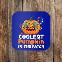 Coolest Pumpkin In The Patch Autism Halloween Gift Coaster thumb 0