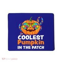 Coolest Pumpkin In The Patch Autism Halloween Gift Mousepad thumb 0