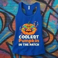 Coolest Pumpkin In The Patch Autism Halloween Gift Women's Tank Top thumb 3