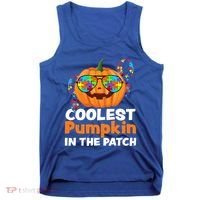 Coolest Pumpkin In The Patch Autism Halloween Gift Tank Top thumb 0
