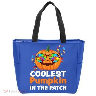 Coolest Pumpkin In The Patch Autism Halloween Gift Tote Bag