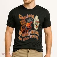 Coolest Pumpkin In The Patch Floral Ghost Funny Gift Cooling Performance Crew T-Shirt thumb 2
