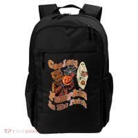 Coolest Pumpkin In The Patch Floral Ghost Funny Gift Backpack thumb 0