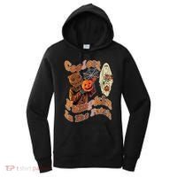Coolest Pumpkin In The Patch Floral Ghost Funny Gift Women's Hoodie thumb 0
