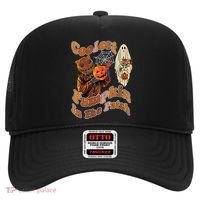 Coolest Pumpkin In The Patch Floral Ghost Funny Gift Hat thumb 0