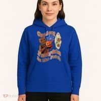 Coolest Pumpkin In The Patch Floral Ghost Funny Gift Hoodie thumb 5