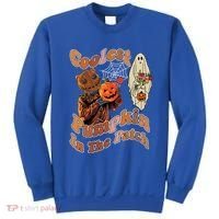 Coolest Pumpkin In The Patch Floral Ghost Funny Gift Sweatshirt thumb 0