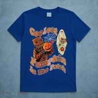 Coolest Pumpkin In The Patch Floral Ghost Funny Gift T-Shirt thumb 5