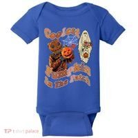 Coolest Pumpkin In The Patch Floral Ghost Funny Gift Baby Bodysuit thumb 0
