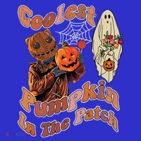 Coolest Pumpkin In The Patch Floral Ghost Funny Gift Baby Bodysuit thumb 2