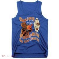 Coolest Pumpkin In The Patch Floral Ghost Funny Gift Tank Top thumb 0