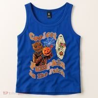 Coolest Pumpkin In The Patch Floral Ghost Funny Gift Tank Top thumb 2