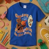 Coolest Pumpkin In The Patch Floral Ghost Funny Gift Kids T-Shirt thumb 3