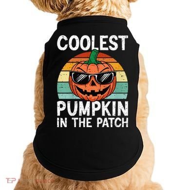 Coolest Pumpkin In The Patch Halloween Doggie Tank