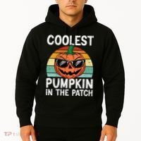 Coolest Pumpkin In The Patch Halloween Hoodie thumb 2