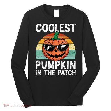Coolest Pumpkin In The Patch Halloween Long Sleeve Shirt