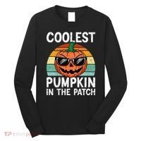 Coolest Pumpkin In The Patch Halloween Long Sleeve Shirt thumb 0
