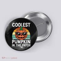 Coolest Pumpkin In The Patch Halloween Button thumb 0
