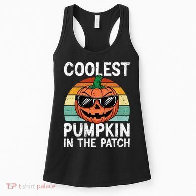 Coolest Pumpkin In The Patch Halloween Women's Tank Top