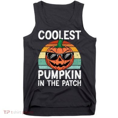 Coolest Pumpkin In The Patch Halloween Tank Top