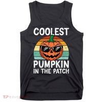 Coolest Pumpkin In The Patch Halloween Tank Top thumb 0