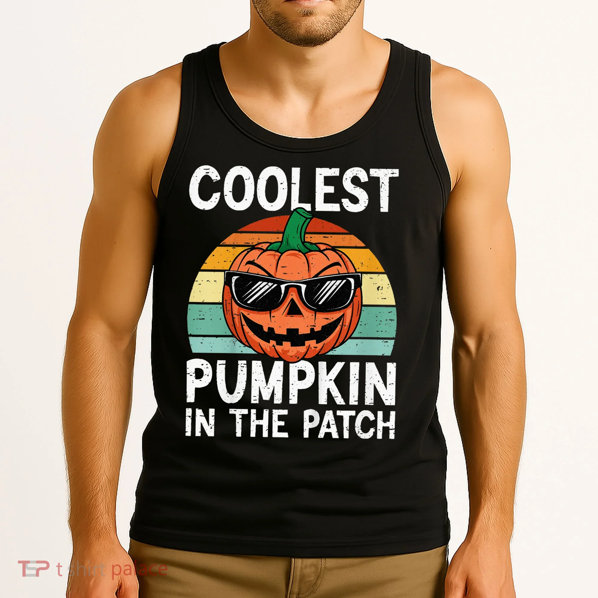 Coolest Pumpkin In The Patch Halloween Tank Top