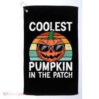 Coolest Pumpkin In The Patch Halloween Golf Towel thumb 0