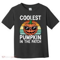Coolest Pumpkin In The Patch Halloween Toddler T-Shirt thumb 0