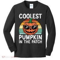 Coolest Pumpkin In The Patch Halloween Kids Long Sleeve Shirt thumb 0