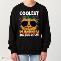 Coolest Pumpkin In The Patch Halloween Great Gift Women's Sweatshirt thumb 0