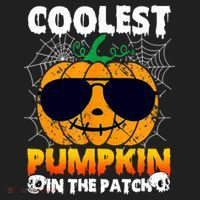 Coolest Pumpkin In The Patch Halloween Great Gift Women's Sweatshirt thumb 2