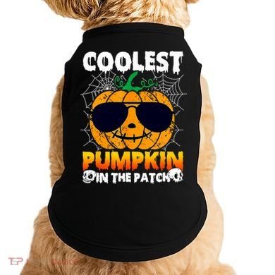 Coolest Pumpkin In The Patch Halloween Great Gift Doggie Tank
