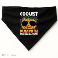 Coolest Pumpkin In The Patch Halloween Great Gift USA-Made Doggie Bandana thumb 0