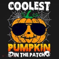 Coolest Pumpkin In The Patch Halloween Great Gift Bucket Hat thumb 4