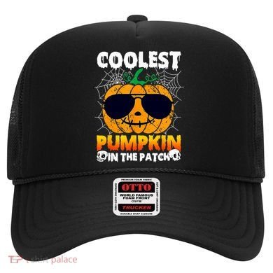 Coolest Pumpkin In The Patch Halloween Great Gift Hat