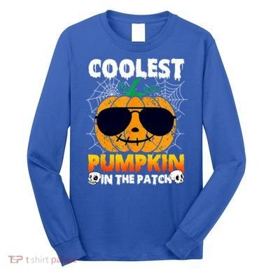 Coolest Pumpkin In The Patch Halloween Great Gift Long Sleeve Shirt