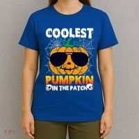 Coolest Pumpkin In The Patch Halloween Great Gift T-Shirt thumb 4