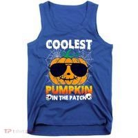 Coolest Pumpkin In The Patch Halloween Great Gift Tank Top thumb 0