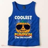 Coolest Pumpkin In The Patch Halloween Great Gift Tank Top thumb 2